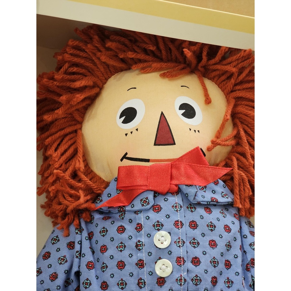 Vintage Applause Raggedy Andy Raggedy Ann Friend Molly‑E 18" Cloth Doll Plush NW